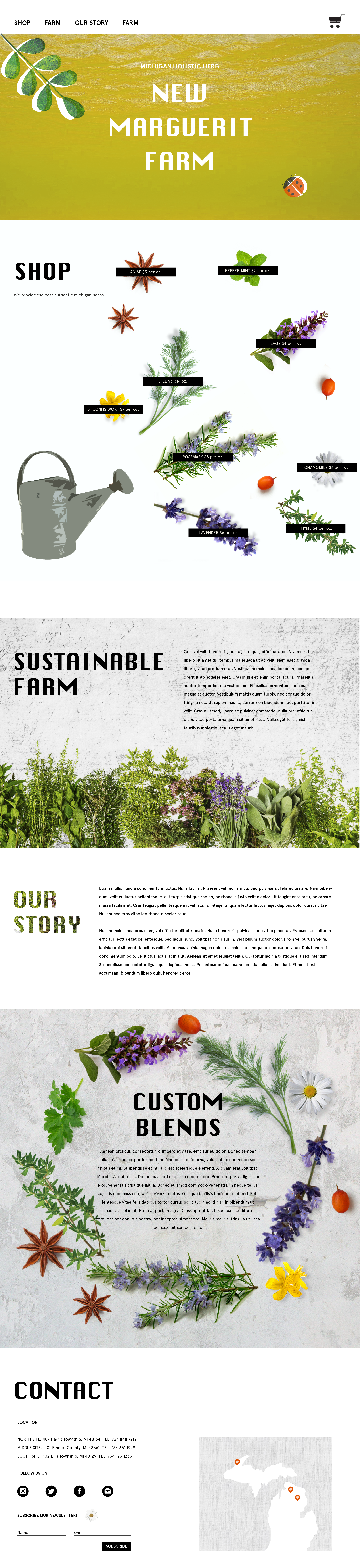 website mockup post modernism